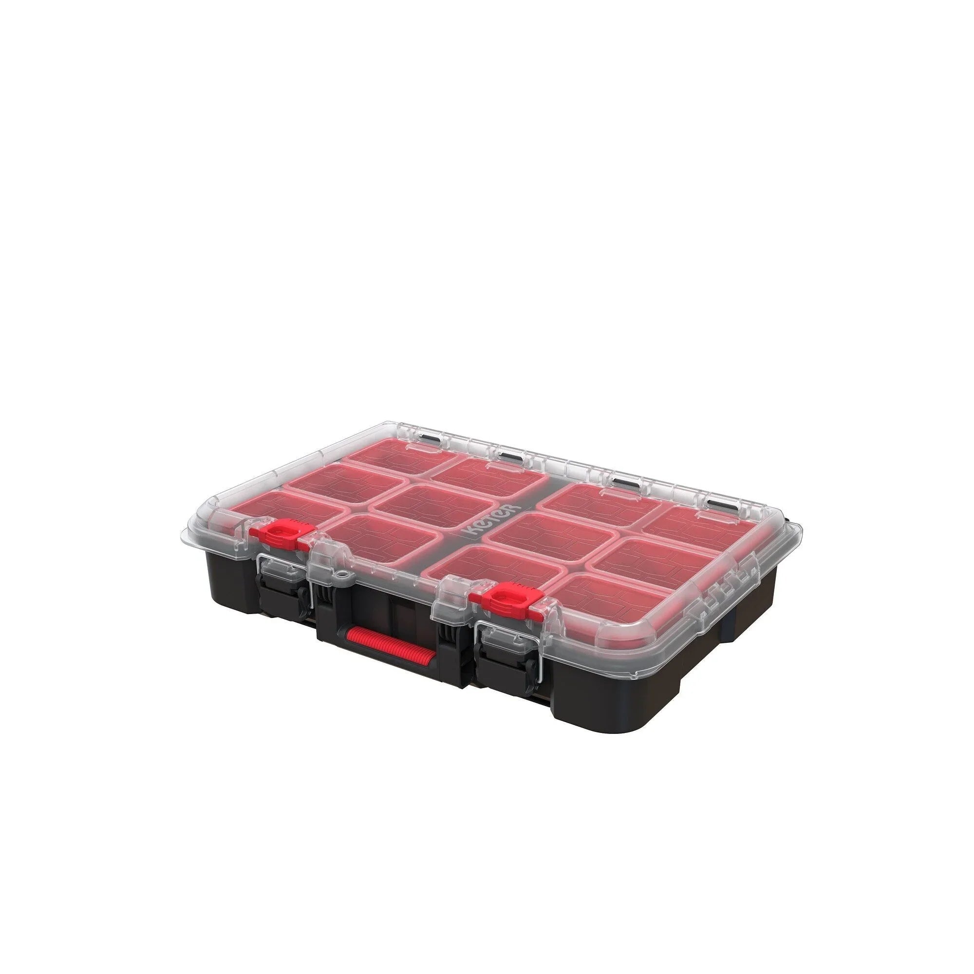 Keter Stack-n-Roll Set 3 pezzi per il trasporto e l'organizzazione degli utensili, sistema di valigette modulare in resina resistente