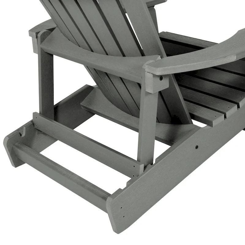Sedia Adirondack Pieghevole e Reclinabile King-Size HIGHWOOD