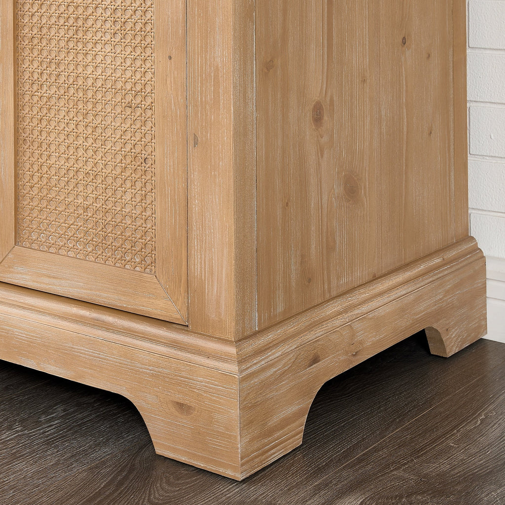 Mobile bagno Hervas con top in marmo naturale senza specchio