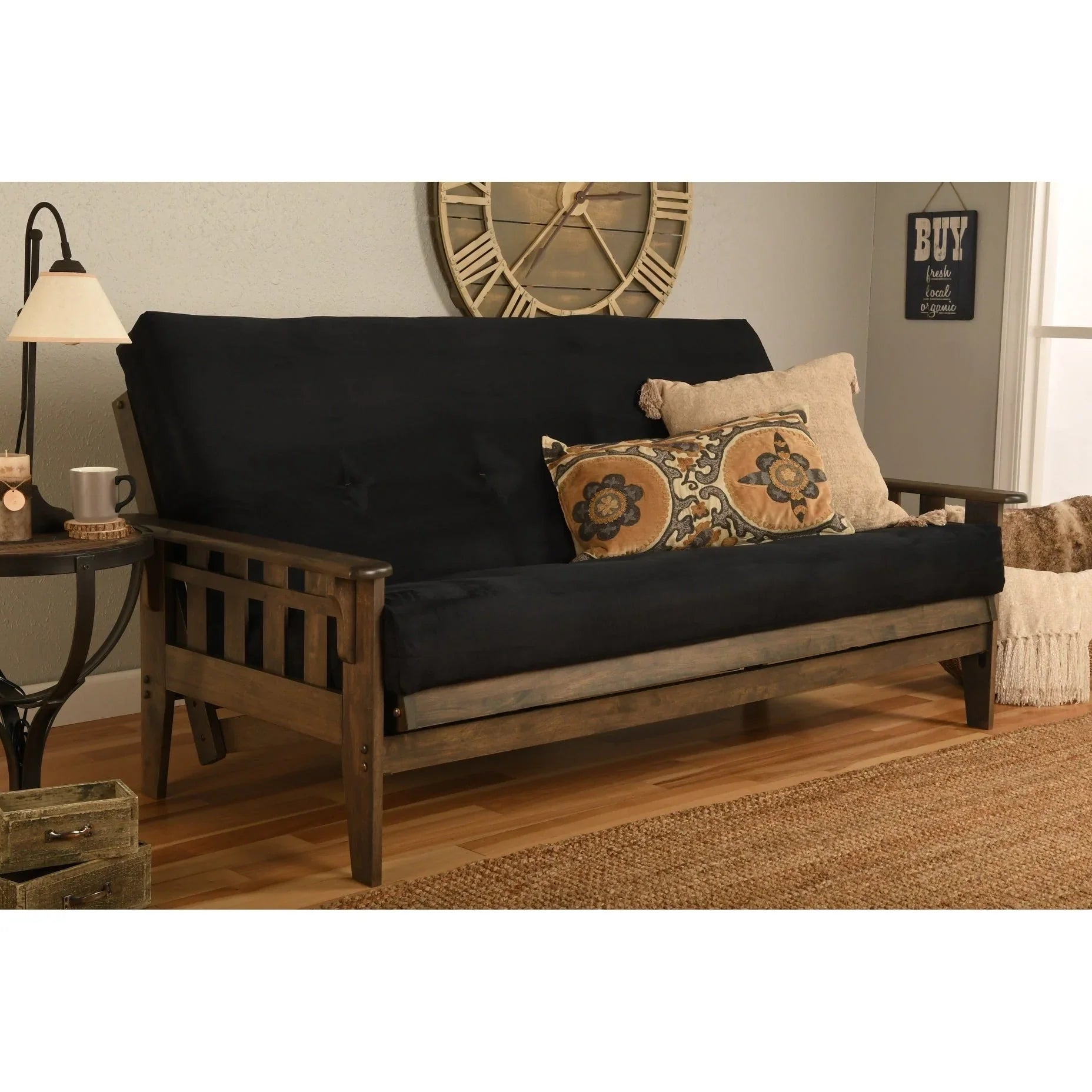 Set Futon Noce Rustico Full-size con Materasso