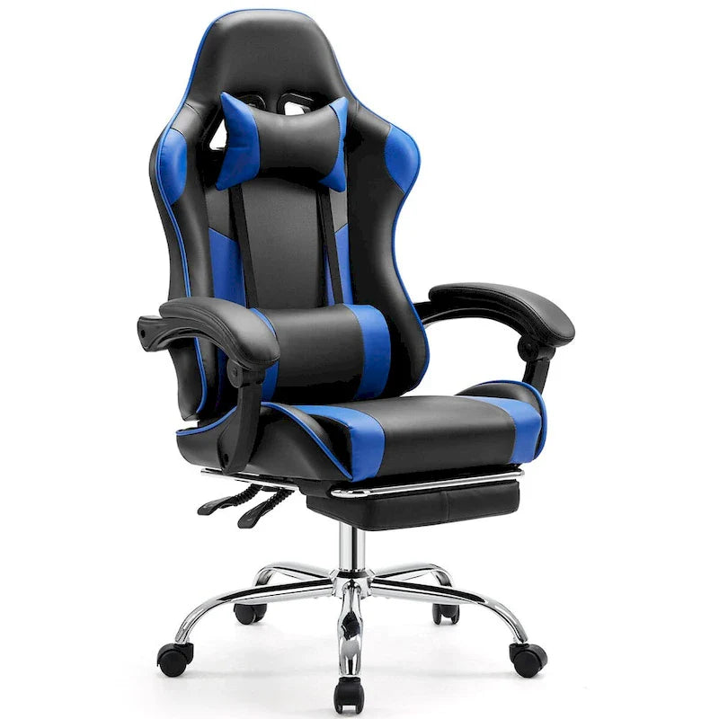 Sedia da scrivania girevole in pelle PU per gaming