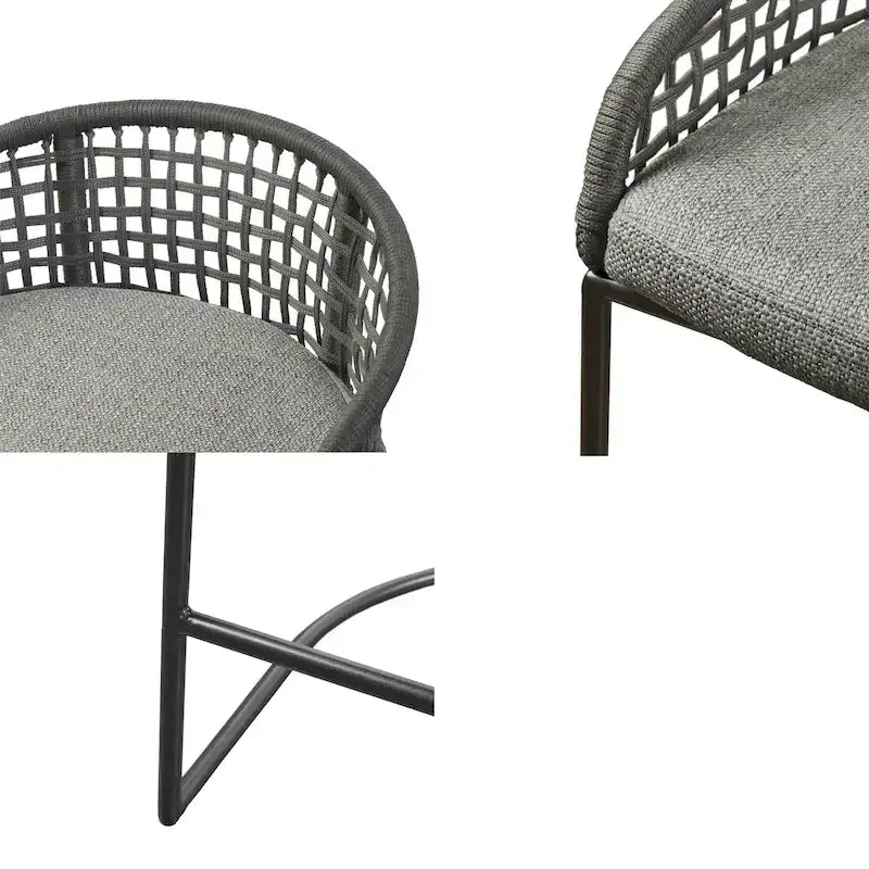 Sgabello da bancone Madison Park Carmel Intrecciato 25