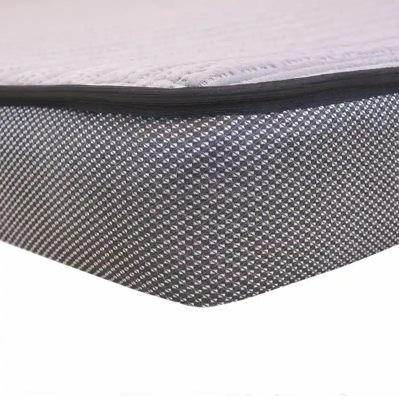 Divano letto in tessuto scamosciato marrone rustico Rancho - 37 x 86 x 40