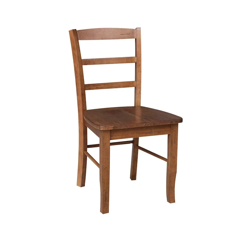 Tavolo da pranzo allungabile rotondo da 36 pollici con 4 sedie Madrid