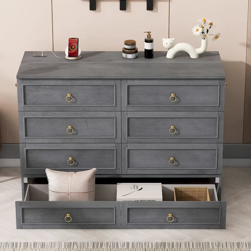 Letto a scomparsa matrimoniale con cassetti grandi