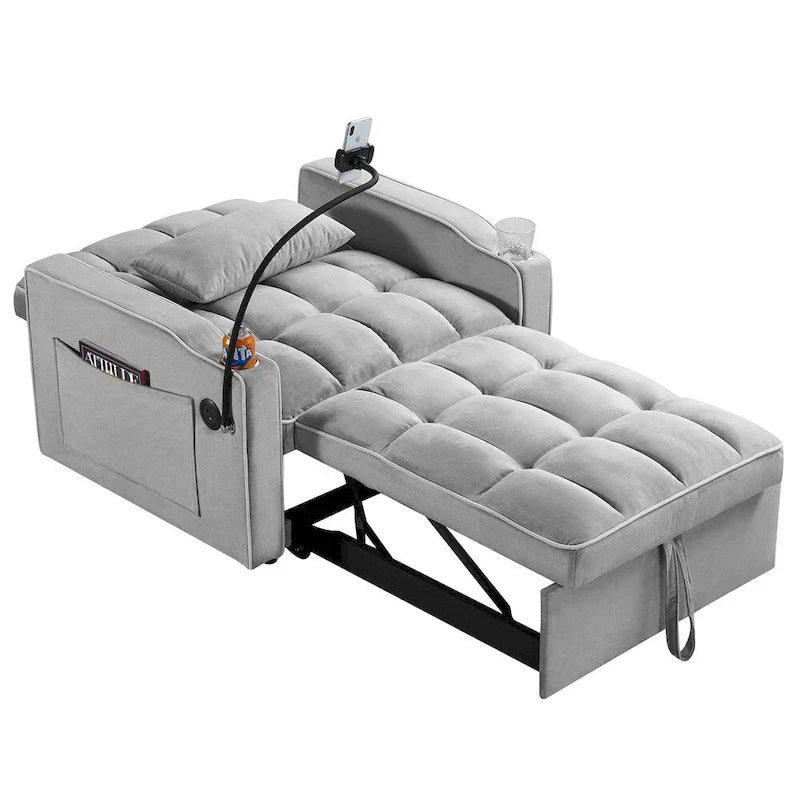Poltrona Letto Trasformabile Divano Letto Pieghevole Regolabile