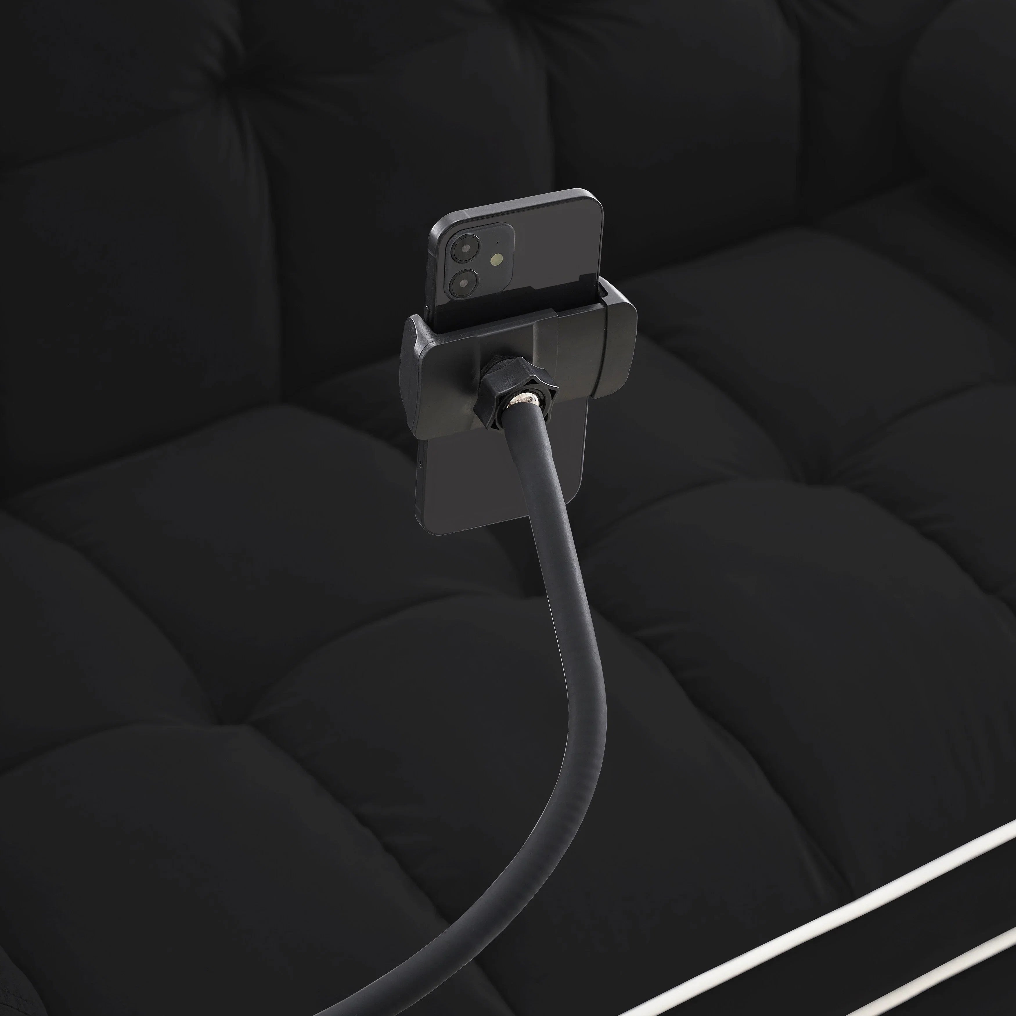 Divano letto trasformabile a 2 posti in velluto da 140 cm con letto estraibile, reclinabile, tasche laterali e supporto per telefono