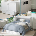 Mobile letto a scomparsa Monroe con materasso in memory foam da 6 pollici
