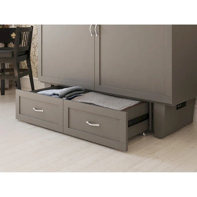 Cassettone letto a scomparsa Chelsea Queen con materasso