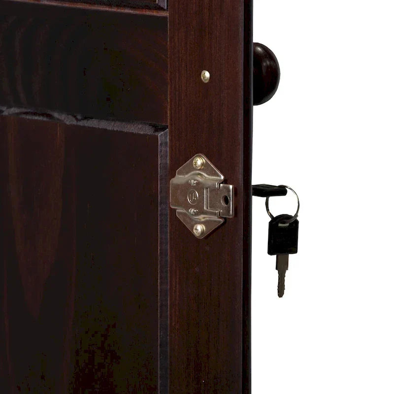 Guardaroba Flessibile in Legno Massello al 100% con Pomelli in Metallo o Legno