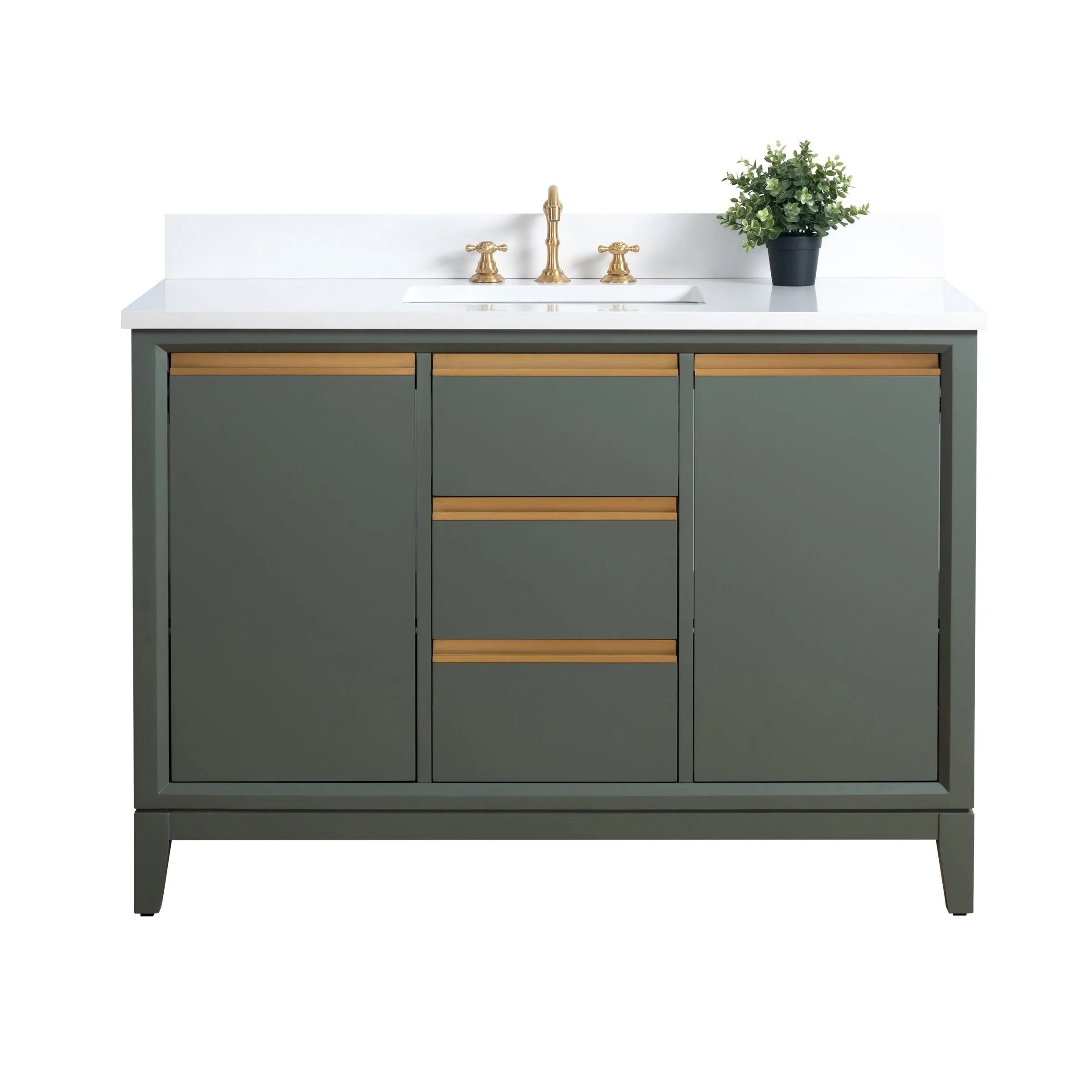 Mobile da Bagno Vanity Art con Lavabo in Ceramica e Top in Marmo Ricomposto