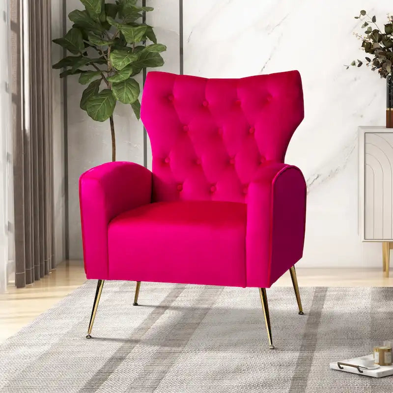 Sedia imbottita Abadiana Accent con base in metallo