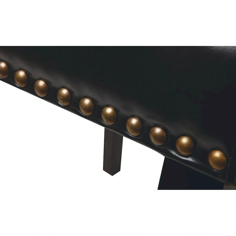 Sedia Copper Grove Five Bridge Eco Parsons in similpelle con borchie