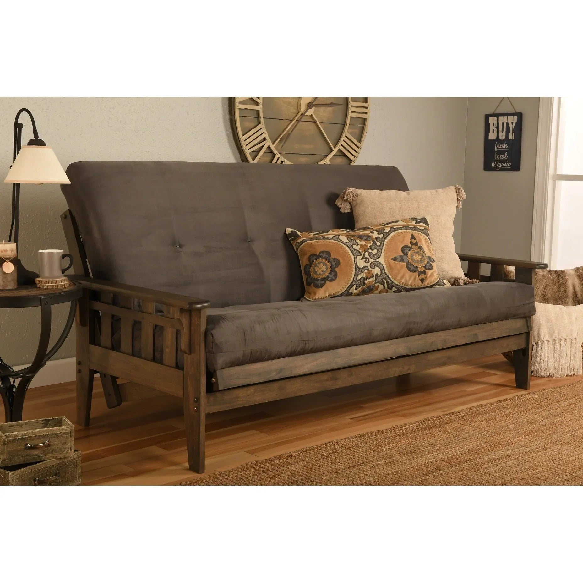 Set Futon Noce Rustico Full-size con Materasso