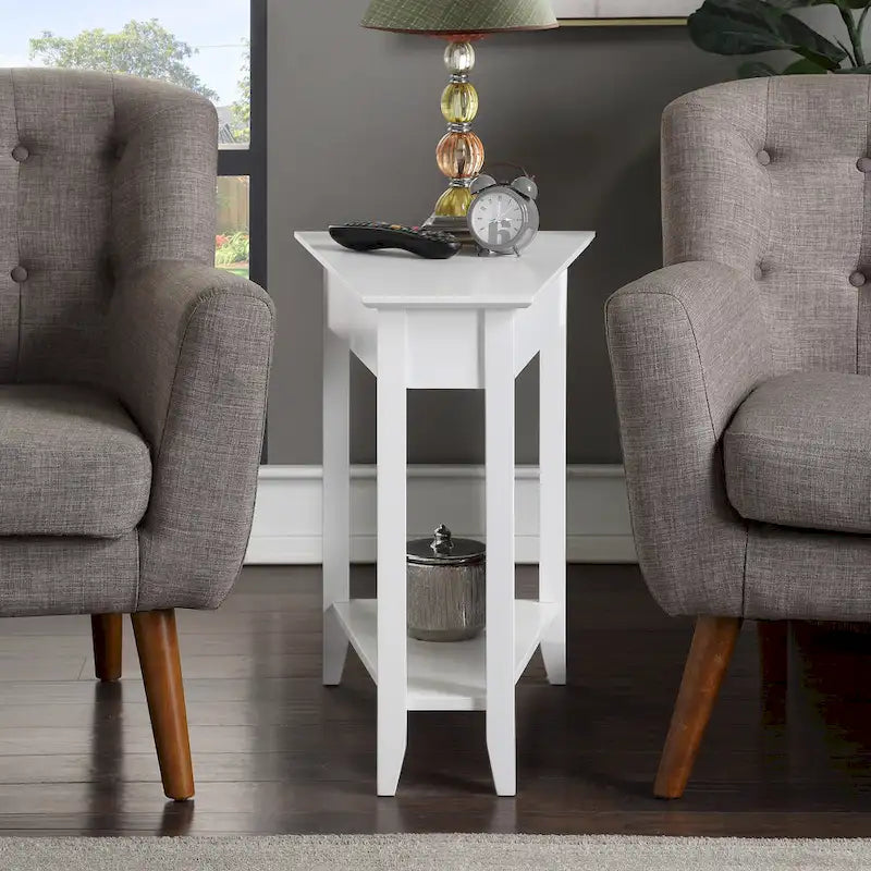 Convenience Concepts Tavolino a cuneo American Heritage con ripiano
