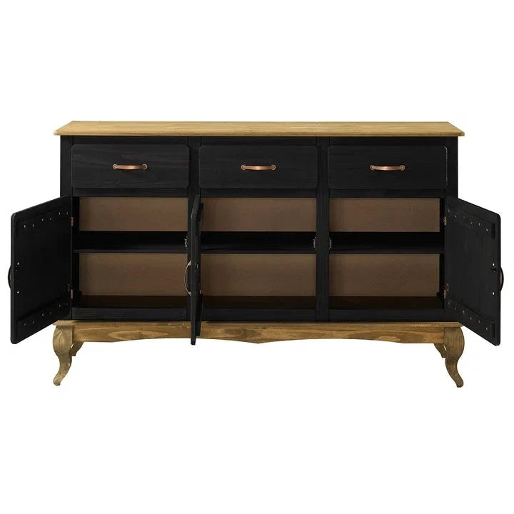 Credenza in legno verde