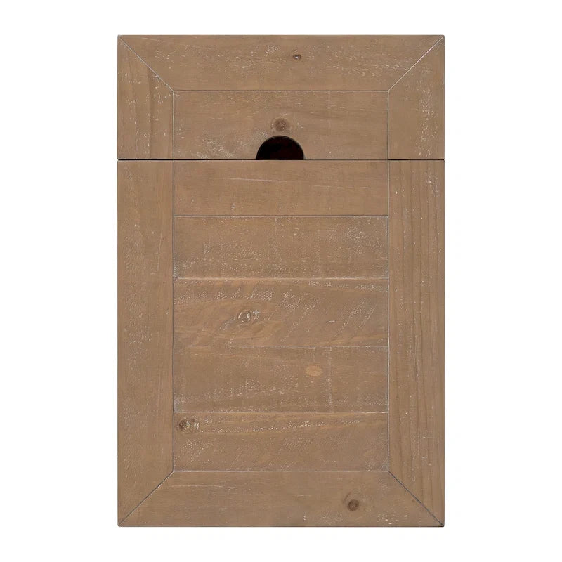 Tavolino da divano/poltrona Monterey in legno massiccio con prese di corrente nascoste