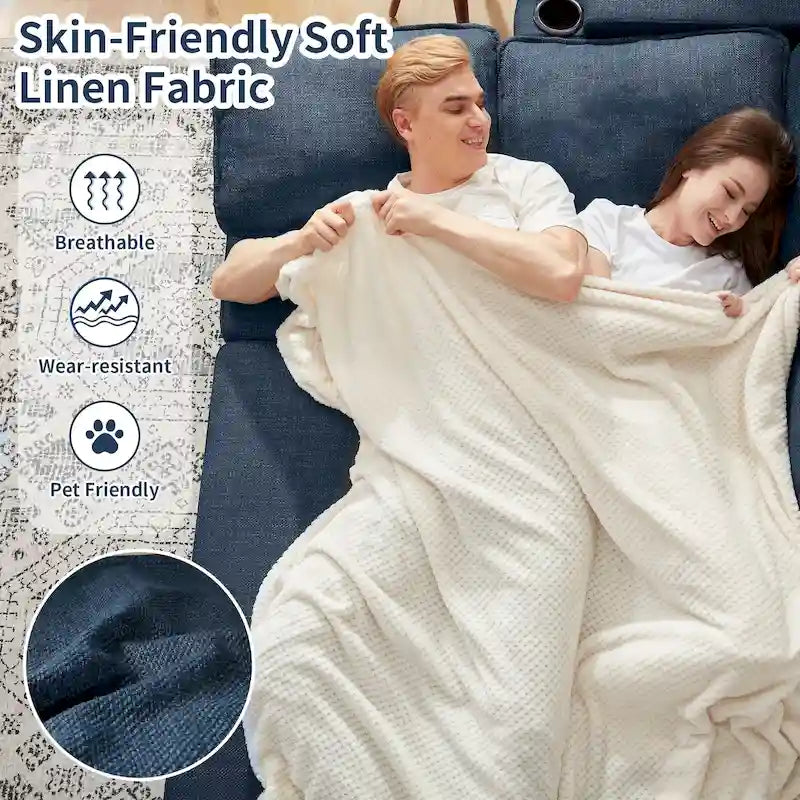 Divano letto a L da 80", Divano letto a scomparsa, Divano letto convertibile con penisola reversibile