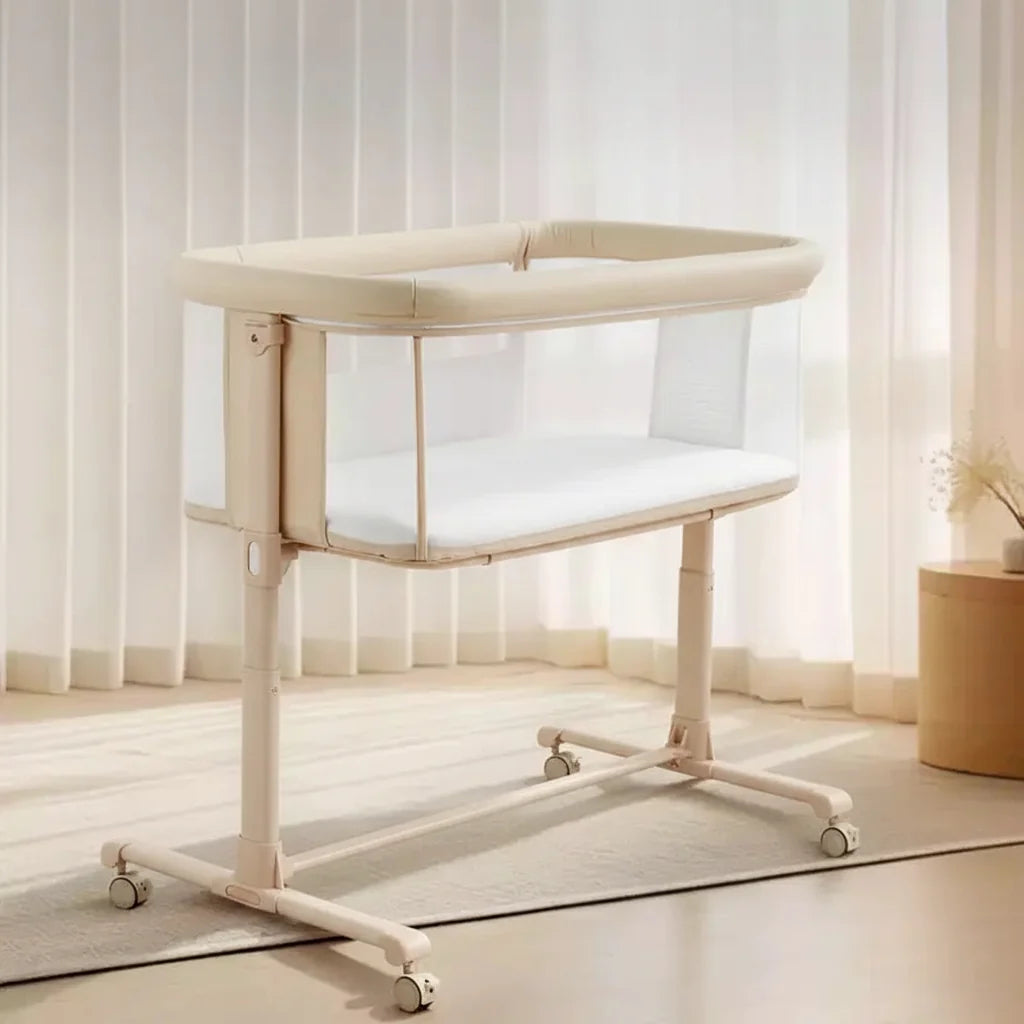 Moïse pour bébé à roulettes – Beige / Gris / Rose, Cododo, pour 1 bébé