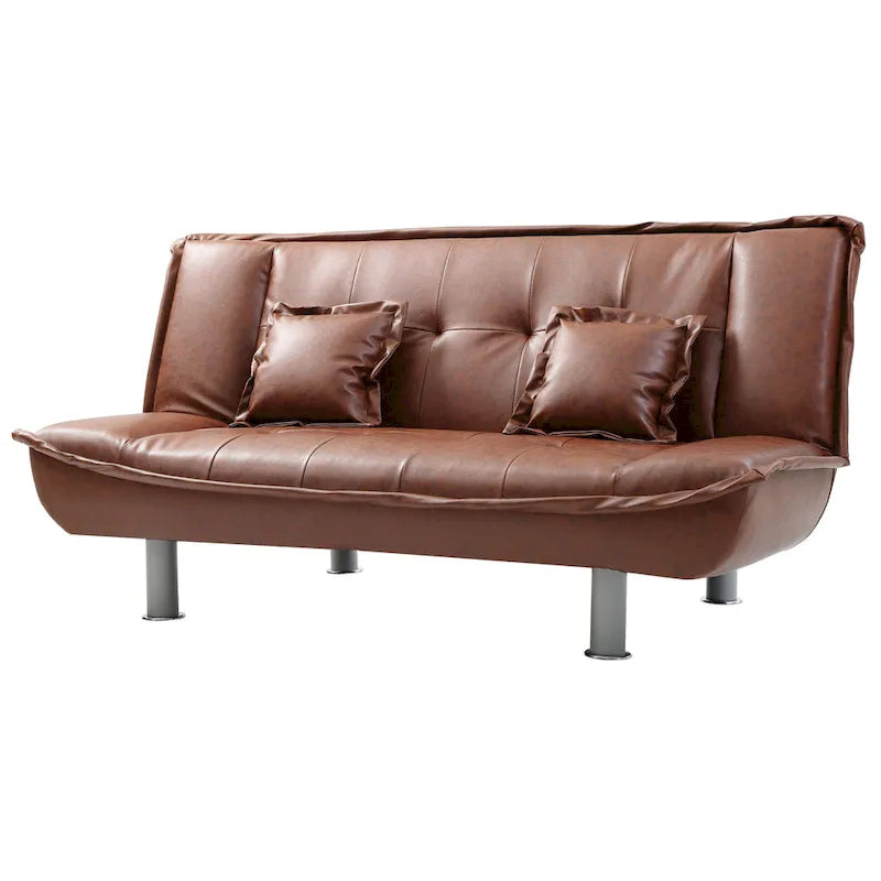 Divano Letto in Similpelle Lionel