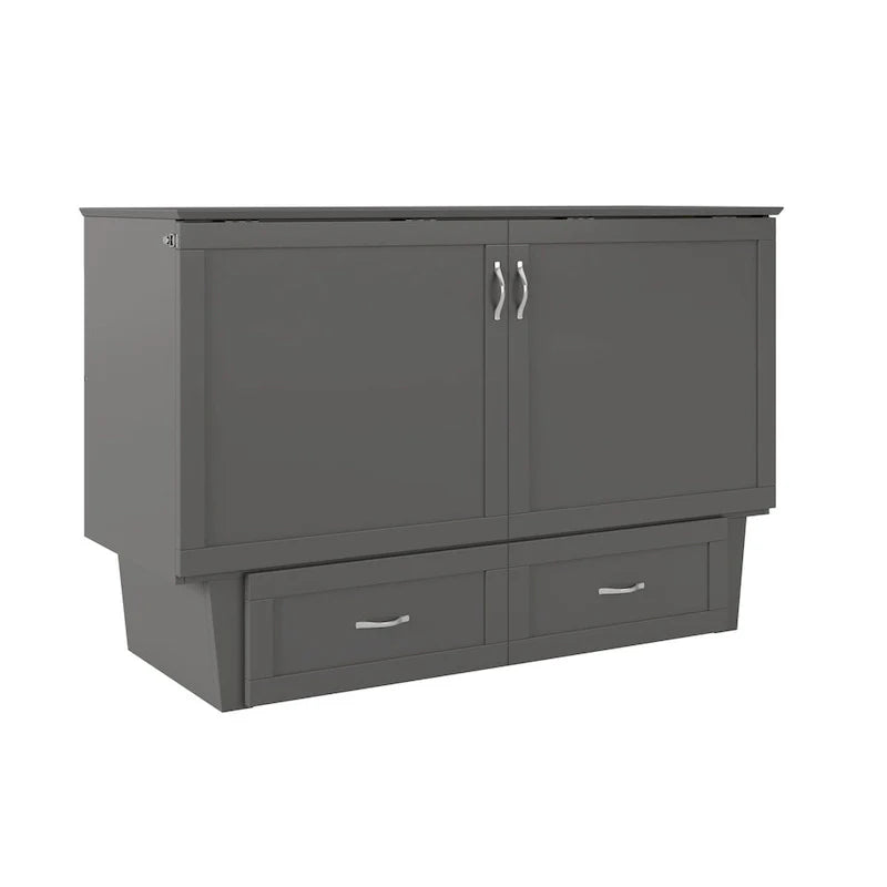 Cassettone letto a scomparsa Chelsea Queen con materasso