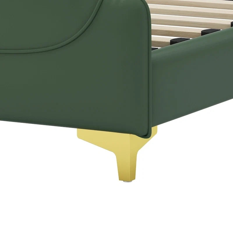 Letto Moderno Imbottito in Ecopelle