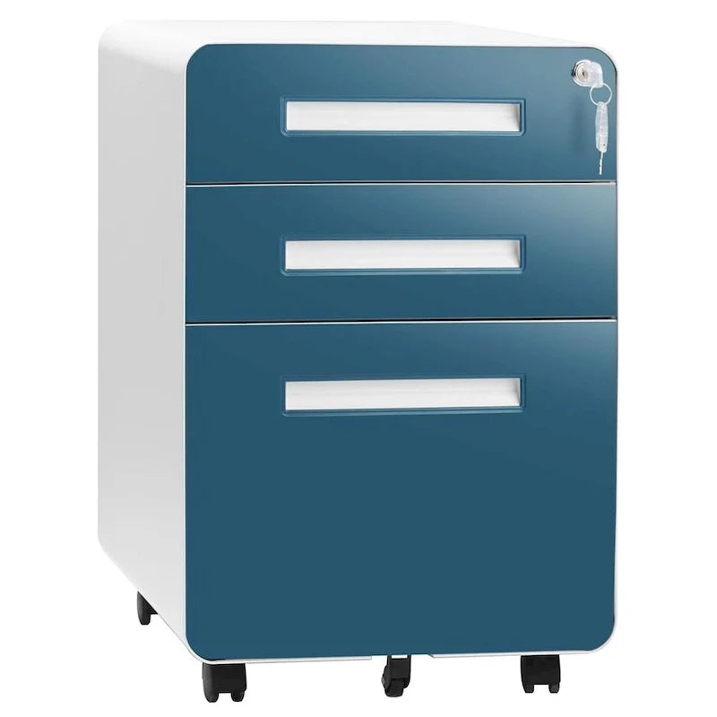 Classificatore verticale/mobile a 3 cassetti per ufficio domestico