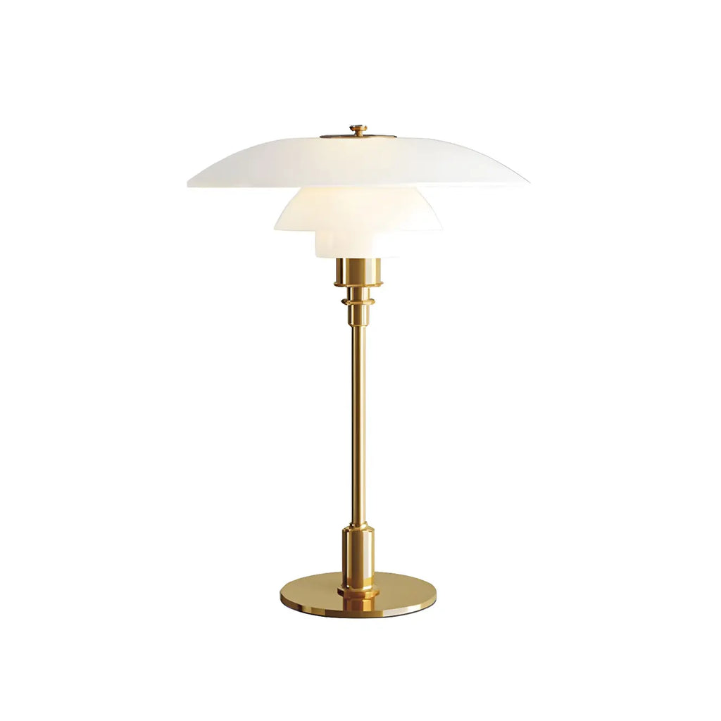Lampe de table à LED à niveaux post-moderne HomeyFad avec alimentation intégrée