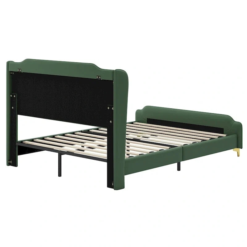 Letto Moderno Imbottito in Ecopelle