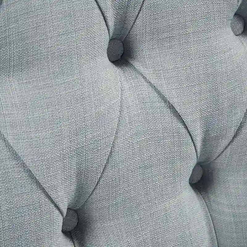 Poltrona moderna accent con bottoni capitonné
