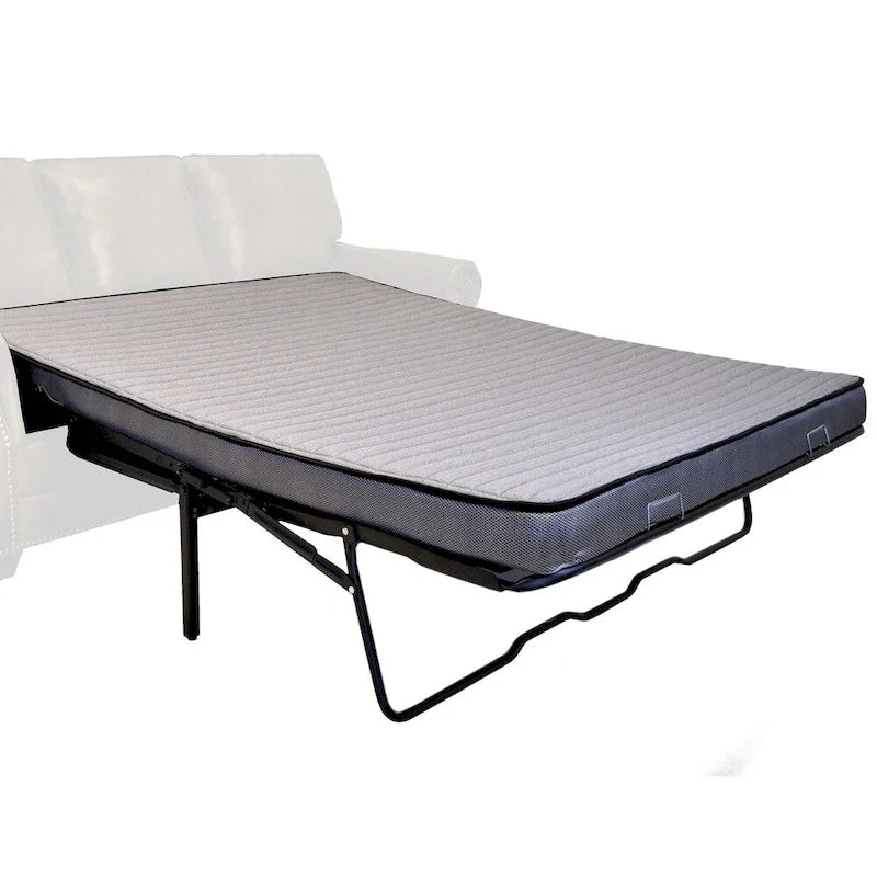 Divano letto in tessuto scamosciato marrone rustico Rancho - 37 x 86 x 40