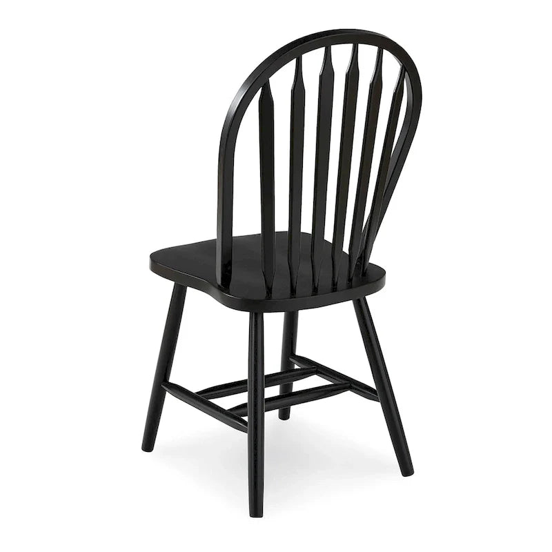 Sedia da pranzo in legno massello Windsor Arrowback