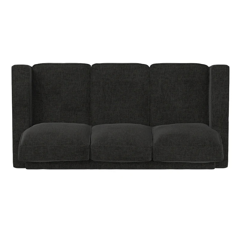 Divano Roros con braccioli quadrati e rivestimento in tessuto di iNSPIRE Q Classic
