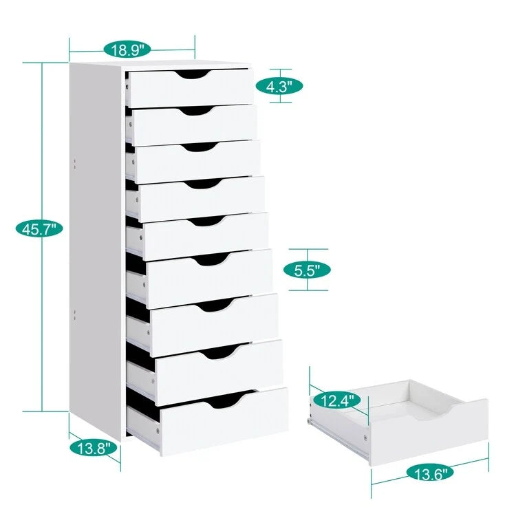 Schedari per ufficio Classificatori in legno Cassettiere orizzontali Classificatori in legno Contenitori su rotelle Contenitori mobili