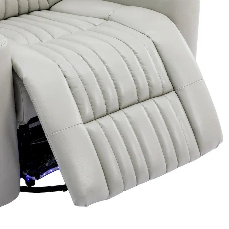 Poltrona reclinabile girevole a 270° multifunzione per home theater