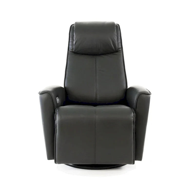 Poltrona reclinabile girevole Fjords Urban Leather