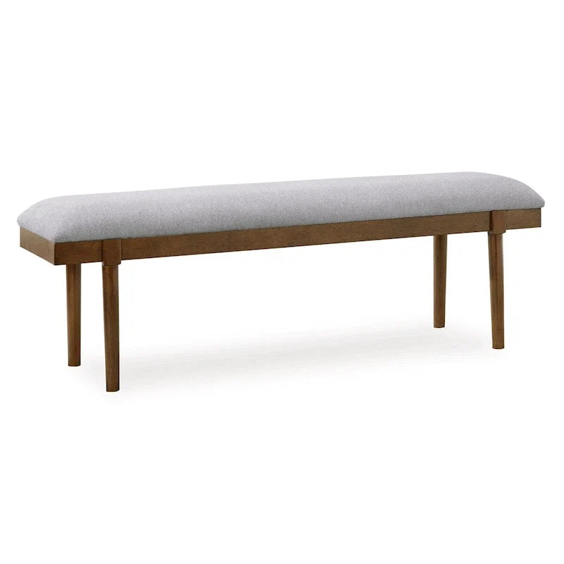 Panca da pranzo imbottita Signature Design by Ashley Lyncott Grigio/Marrone 59 - 59,25 L x 15,13 P x 19,75 A