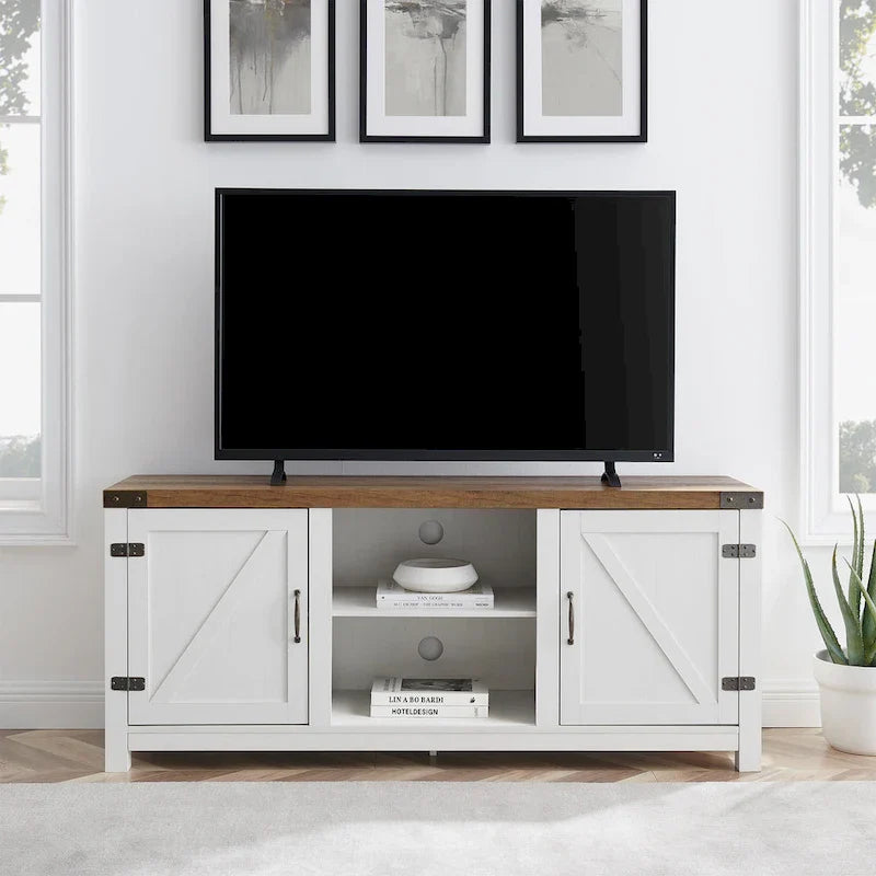 Mobile TV Middlebrook Firebranch da 58 pollici con ante scorrevoli in stile fienile