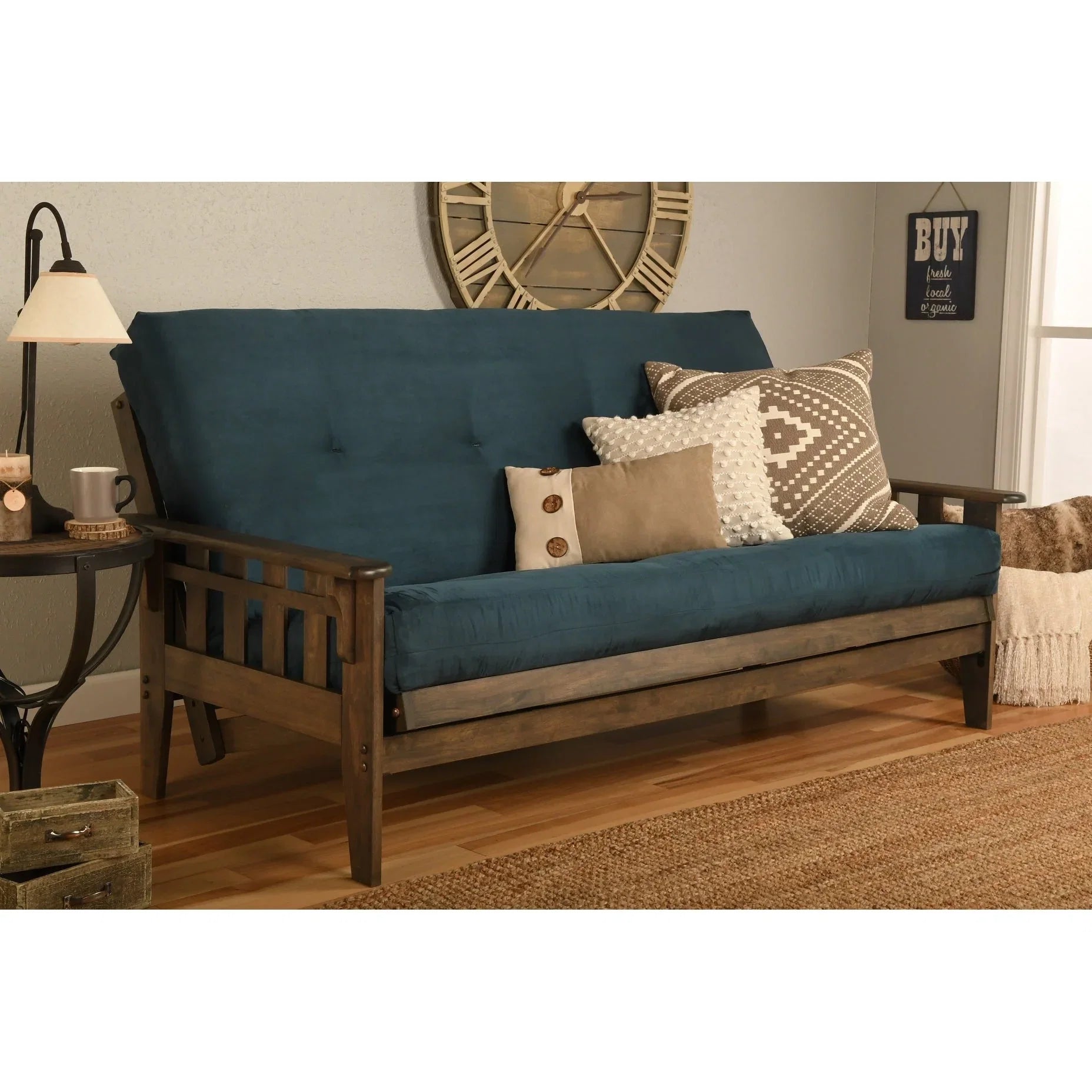 Set Futon Noce Rustico Full-size con Materasso
