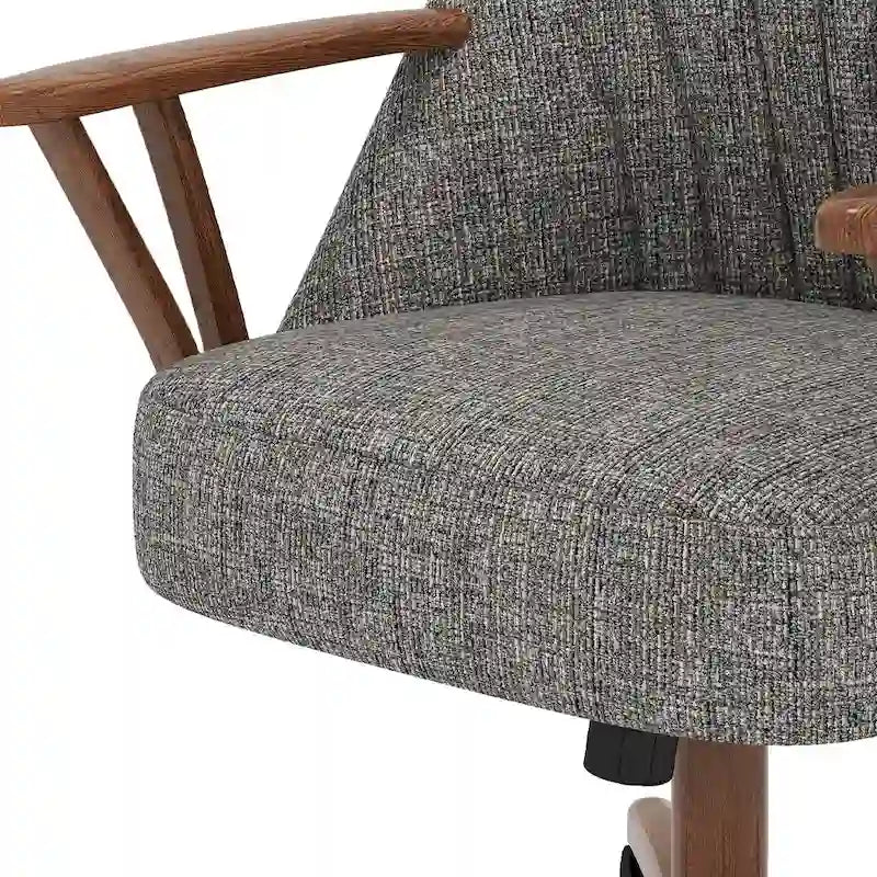 Sedia da Pranzo Caster Finitura Noce