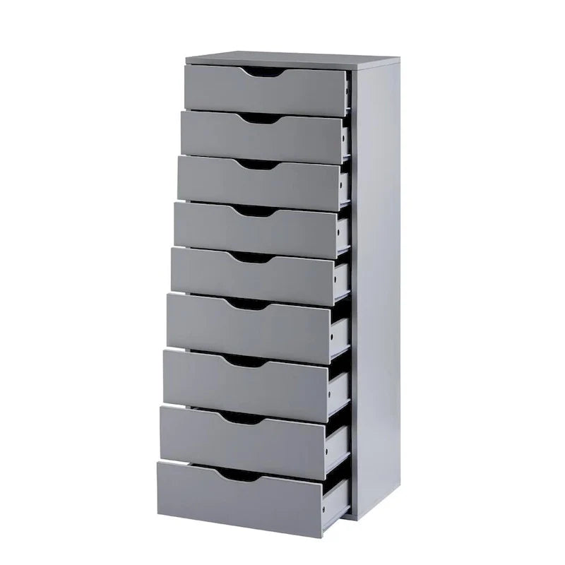 Schedari per ufficio Classificatori in legno Cassettiere orizzontali Classificatori in legno Contenitori su rotelle Contenitori mobili