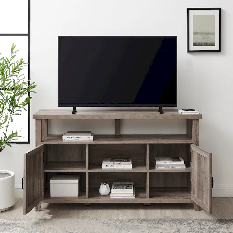 Mobile TV alto Middlebrook da 58 pollici con ante a scanalature