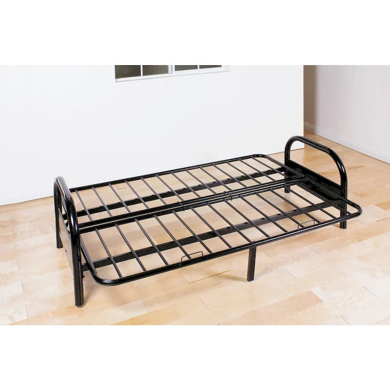 Alfonso Telaio Regolabile per Futon, Metallo Nero