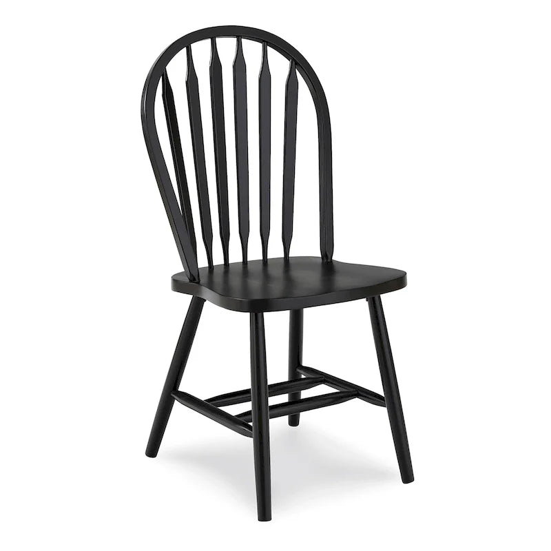 Sedia da pranzo in legno massello Windsor Arrowback