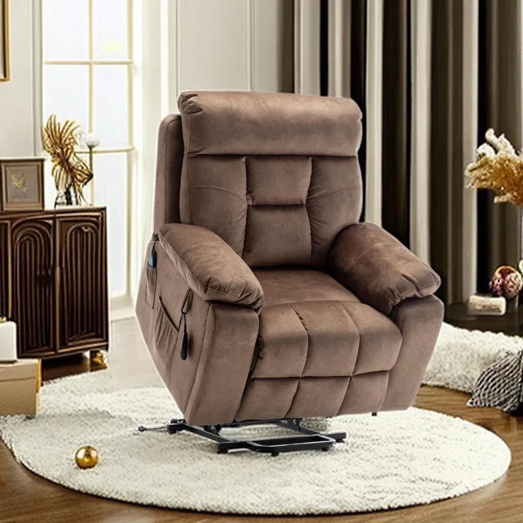Fauteuil inclinable électrique releveur de massage chauffant