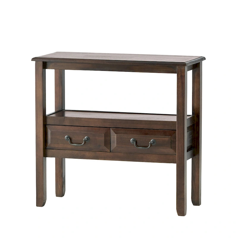Tavolino d'appoggio Grant in legno di acacia di Christopher Knight Home