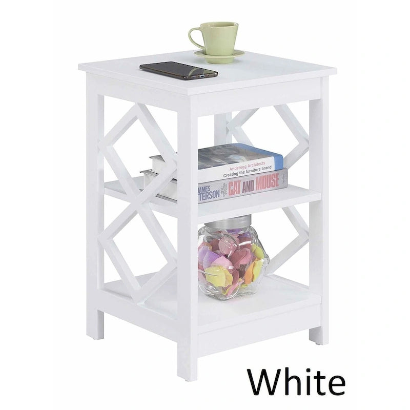 Convenience Concepts Tavolino Diamond con ripiani