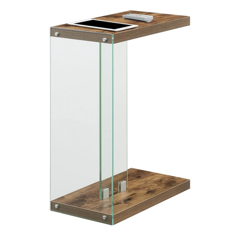 Convenience Concepts Tavolino a C in Vetro SoHo