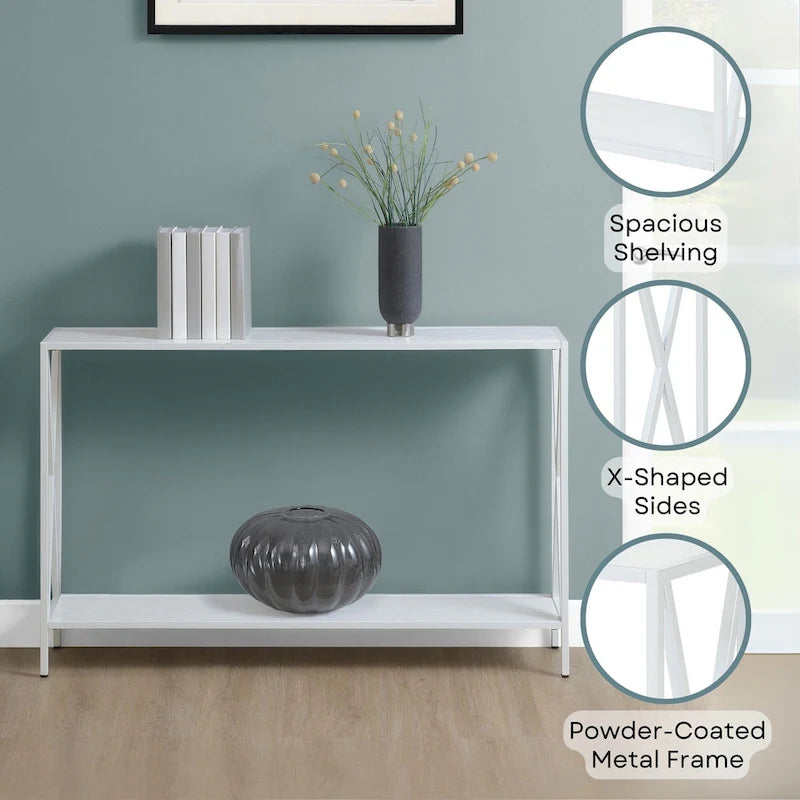 Convenience Concepts Tucson Tavolo Consolle con Ripiano