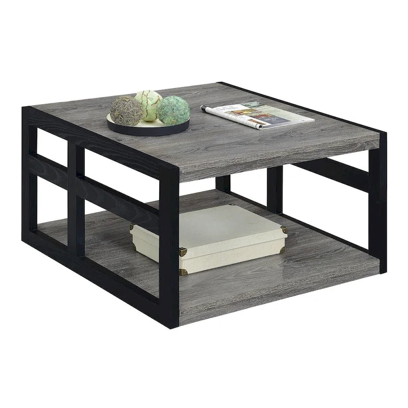 Tavolino da salotto quadrato Monterey di Convenience Concepts con ripiano